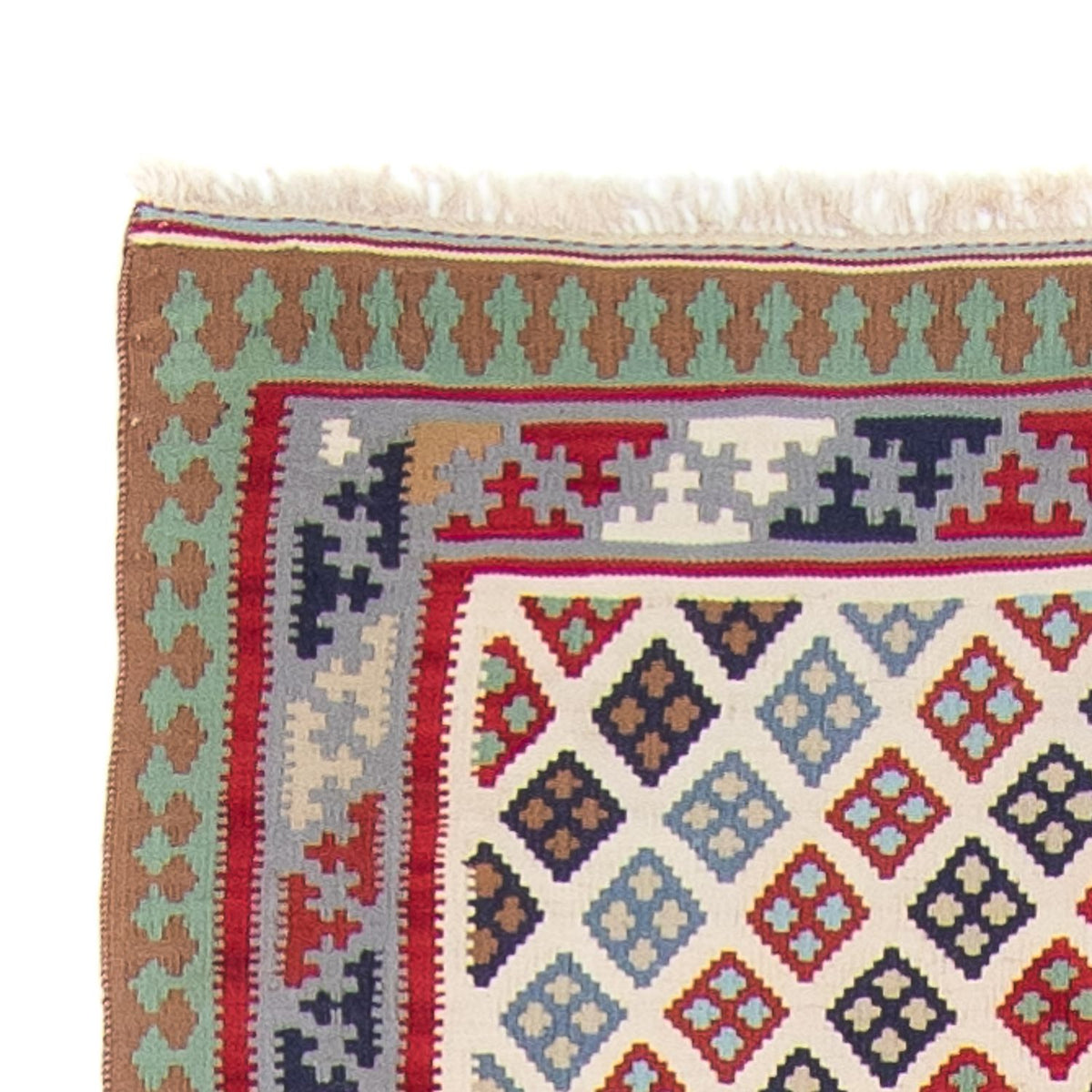 Tapis de couloir Tapis Kelim - Oriental - 385 x 96 cm - multicolore