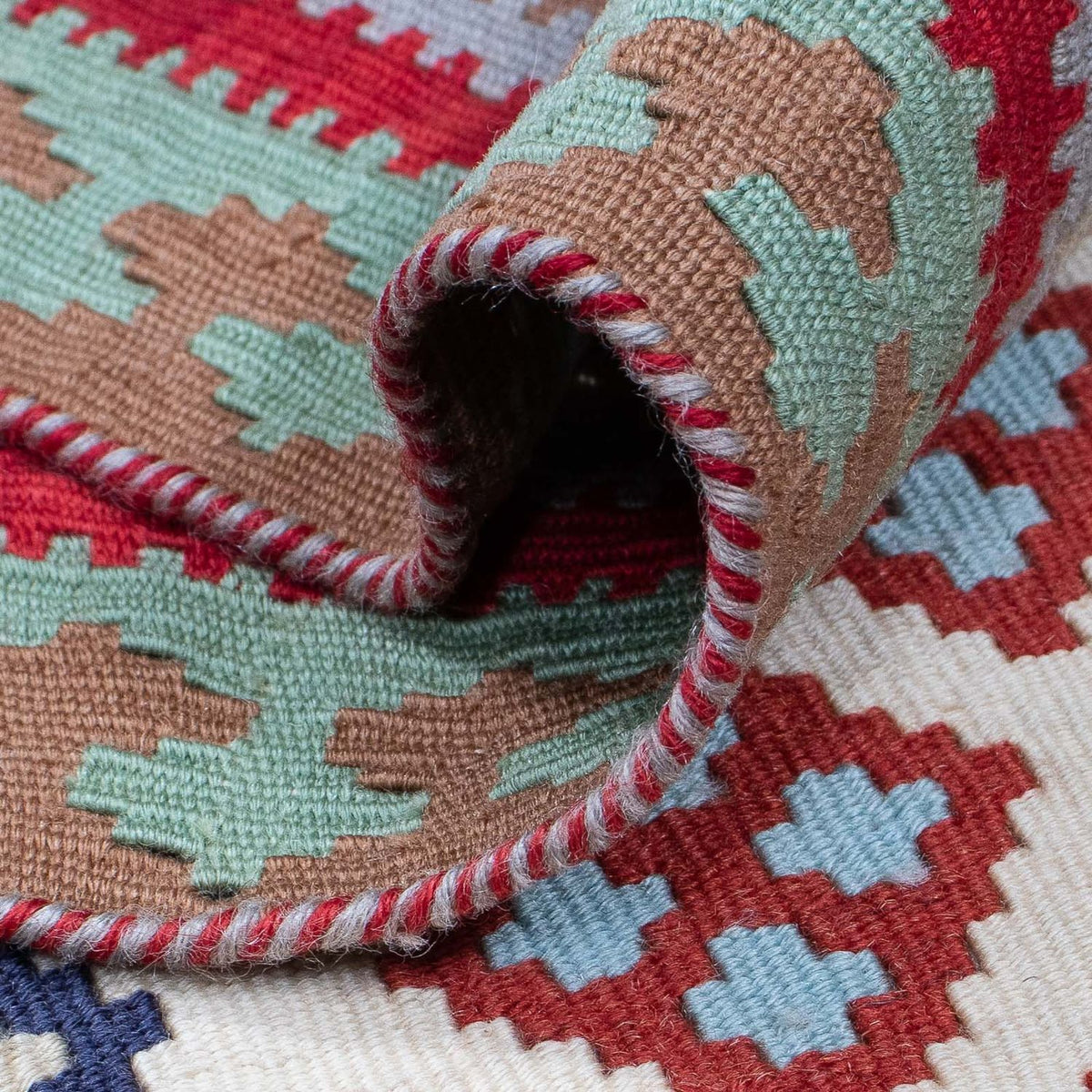 Tapis de couloir Tapis Kelim - Oriental - 385 x 96 cm - multicolore