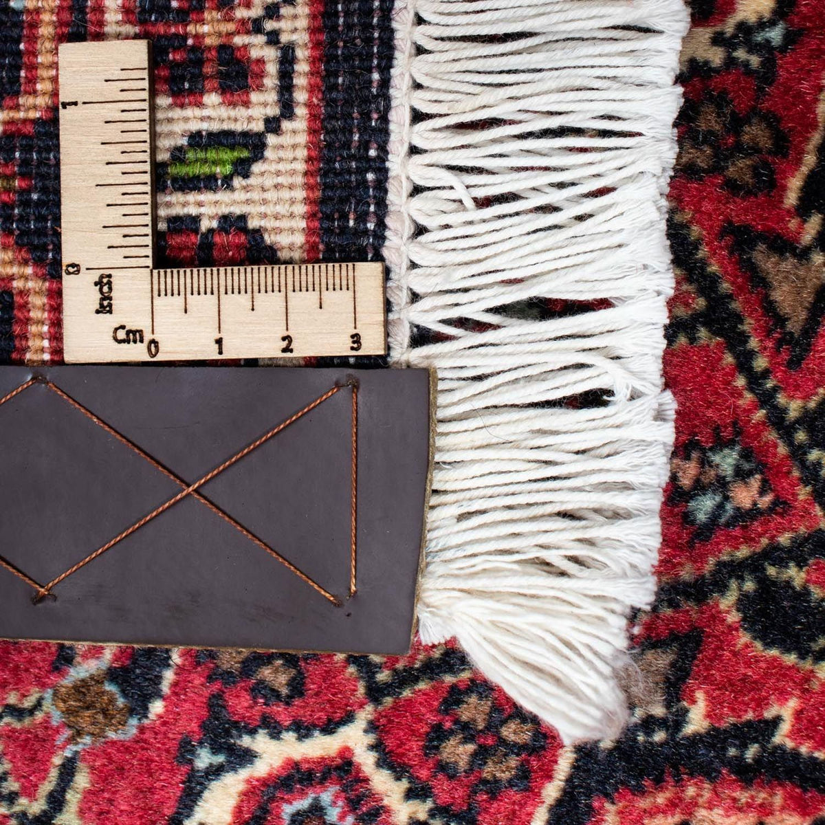 Tapis persan - Bidjar - 206 x 140 cm - rouge