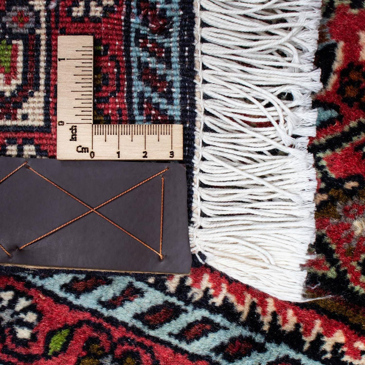 Tapis persan - Bidjar - 224 x 140 cm - rouge