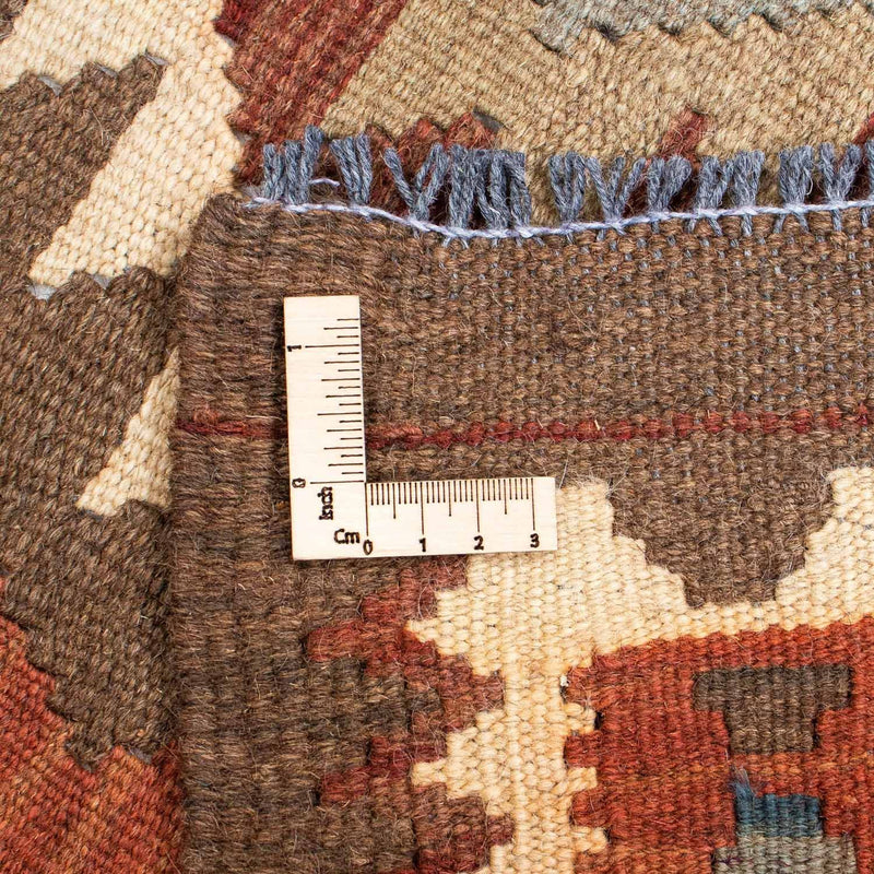 Tapis Kelim - Oriental - 210 x 150 cm - marron clair