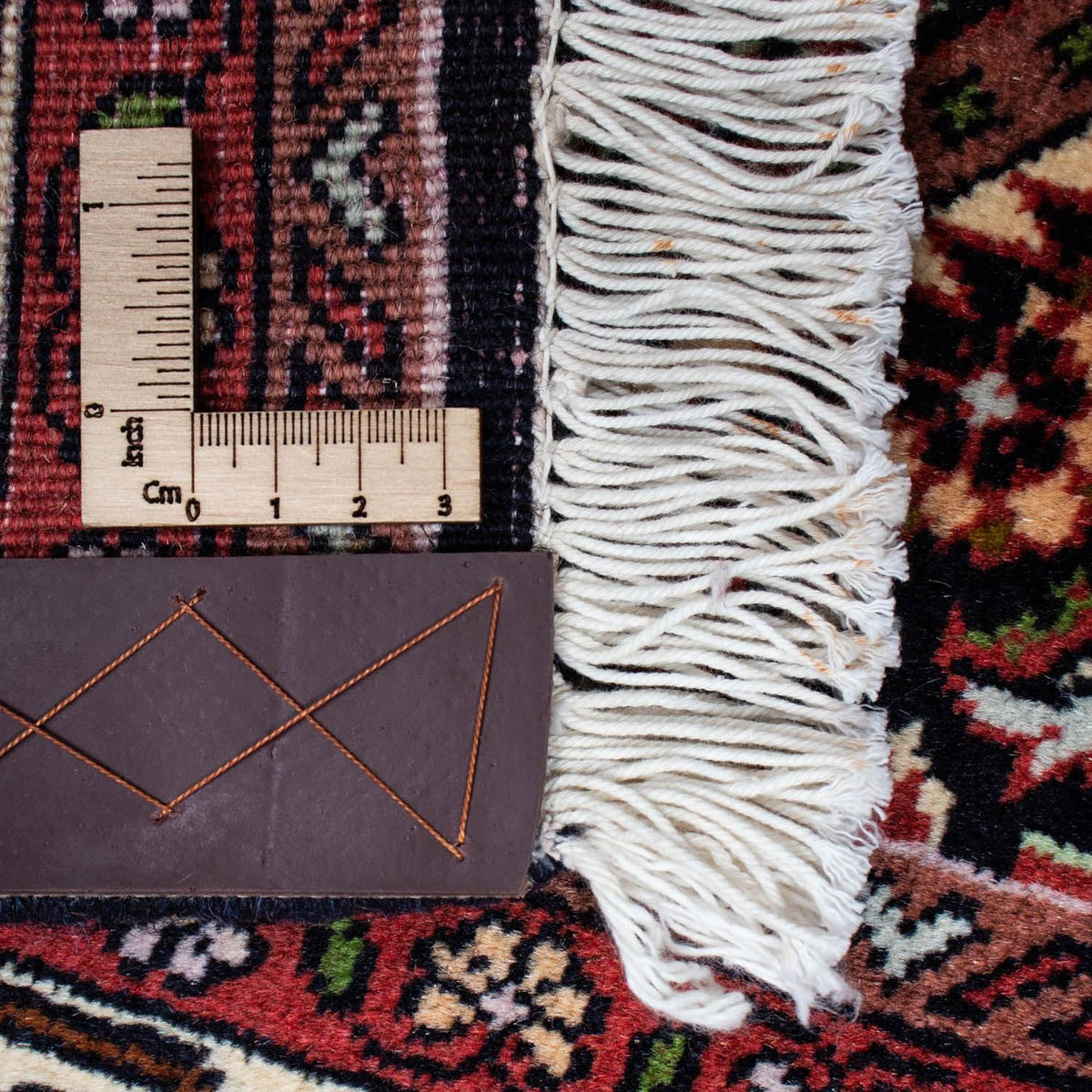 Tapis persan - Bidjar - 220 x 136 cm - rouge