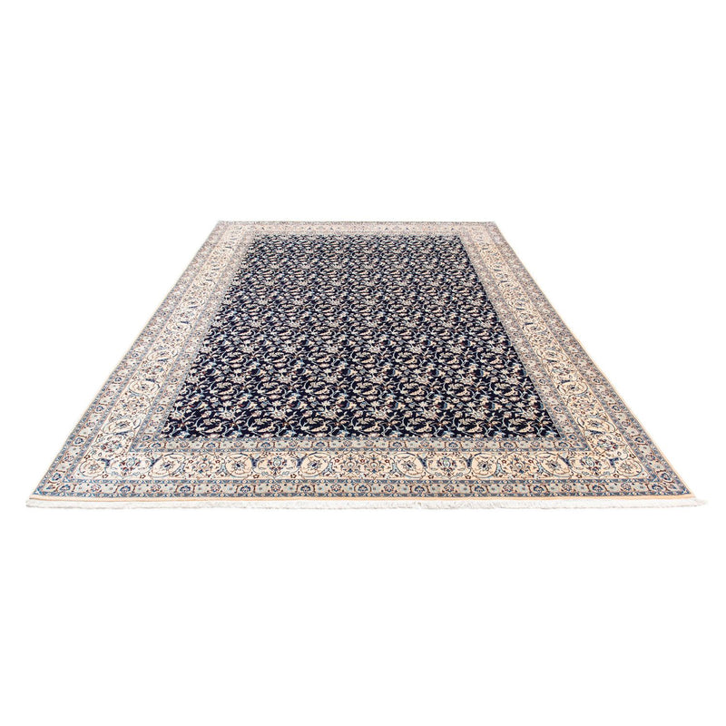 Tapis persan - Nain - Premium - 351 x 253 cm - bleu foncé