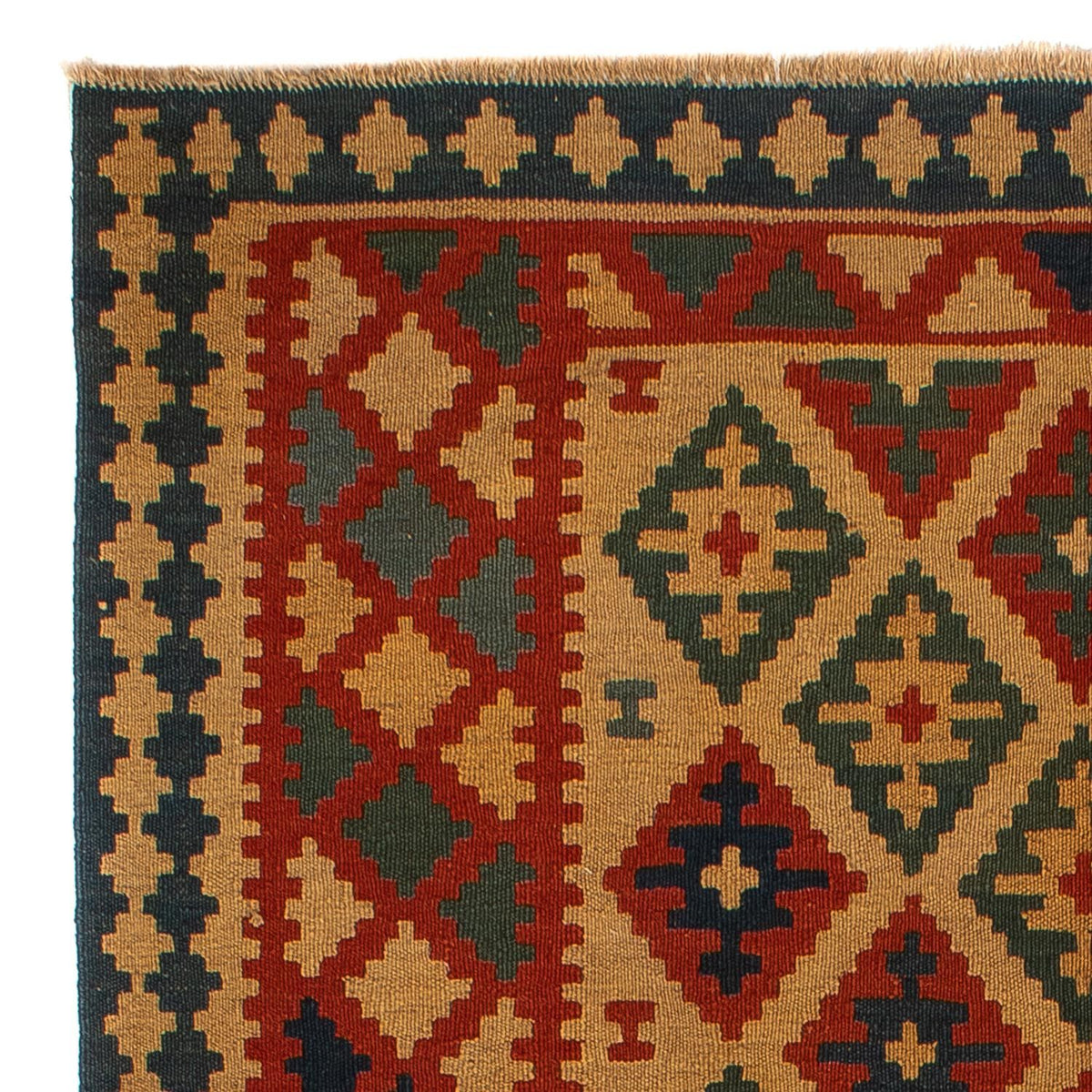 Tapis Kelim - Oriental - 211 x 154 cm - marron
