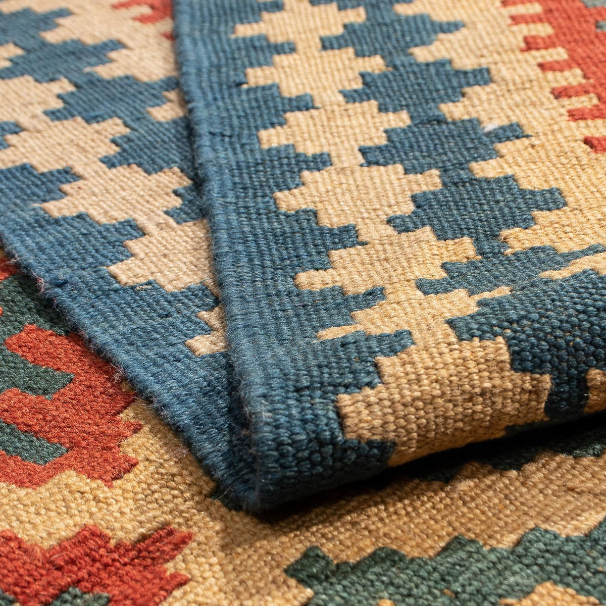 Tapis Kelim - Oriental - 211 x 154 cm - marron