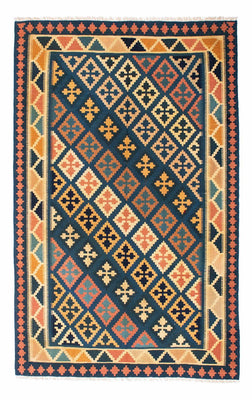 Tapis Kelim - Oriental - 208 x 154 cm - multicolore