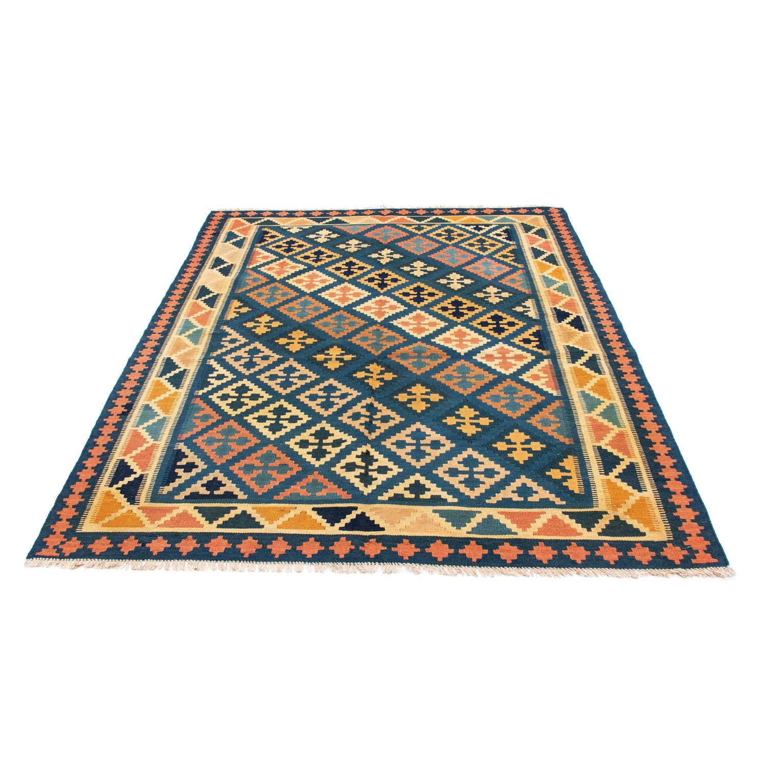 Tapis Kelim - Oriental - 208 x 154 cm - multicolore