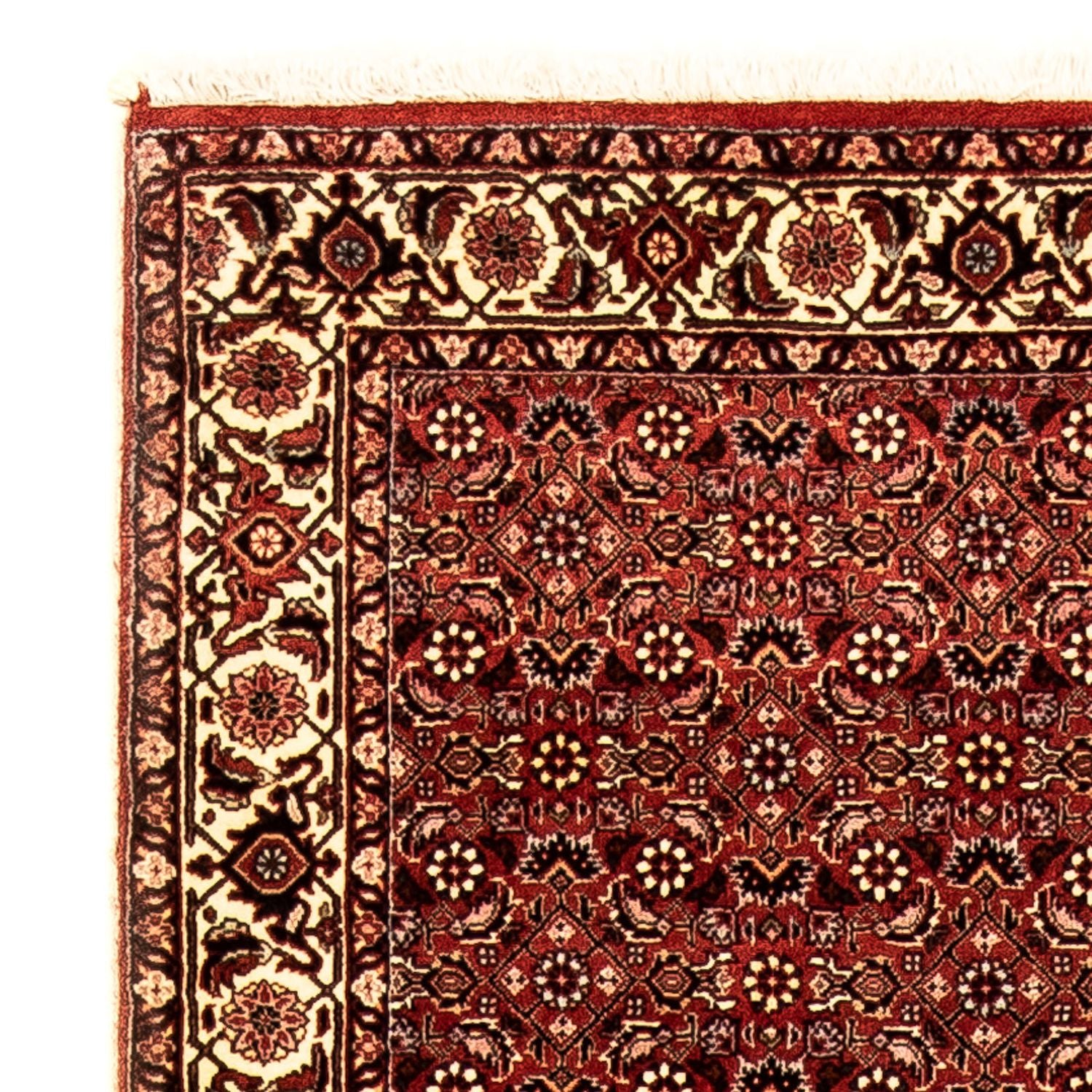 Tapis de couloir Tapis persan - Bidjar - 298 x 82 cm - multicolore