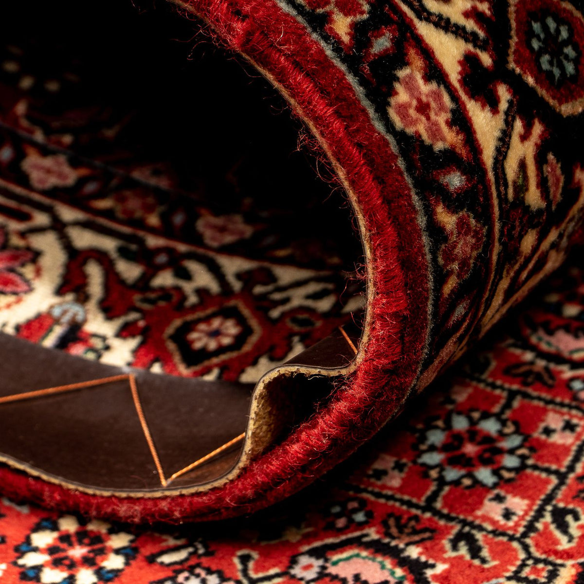 Tapis de couloir Tapis persan - Bidjar - 298 x 82 cm - multicolore