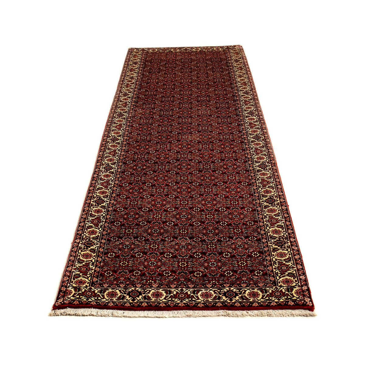 Tapis de couloir Tapis persan - Bidjar - 298 x 82 cm - multicolore