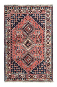 Tapis persan - Nomadic - 153 x 100 cm - rouge clair