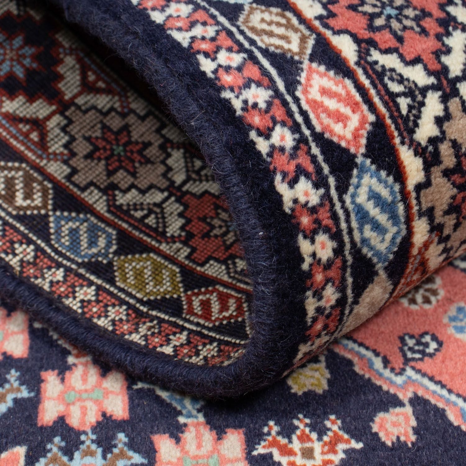 Tapis persan - Nomadic - 153 x 100 cm - rouge clair