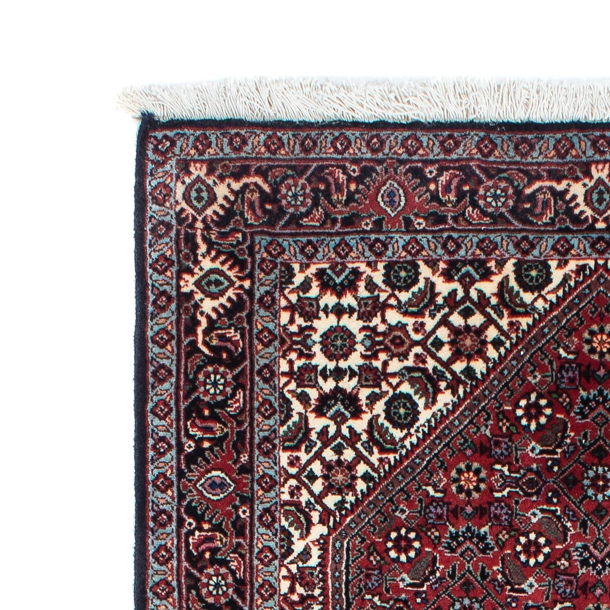 Tapis de couloir Tapis persan - Bidjar - 218 x 76 cm - beige