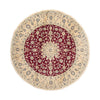 Nain Tapis 245x245cm - Tapis persan - Rond / Rouge foncé / 245 x 245 cm Rond