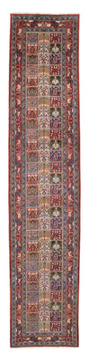 Tapis de couloir Tapis persan - Classique - 382 x 79 cm - rouge foncé