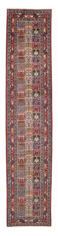 Tapis de couloir Tapis persan - Classique - 382 x 79 cm - rouge foncé