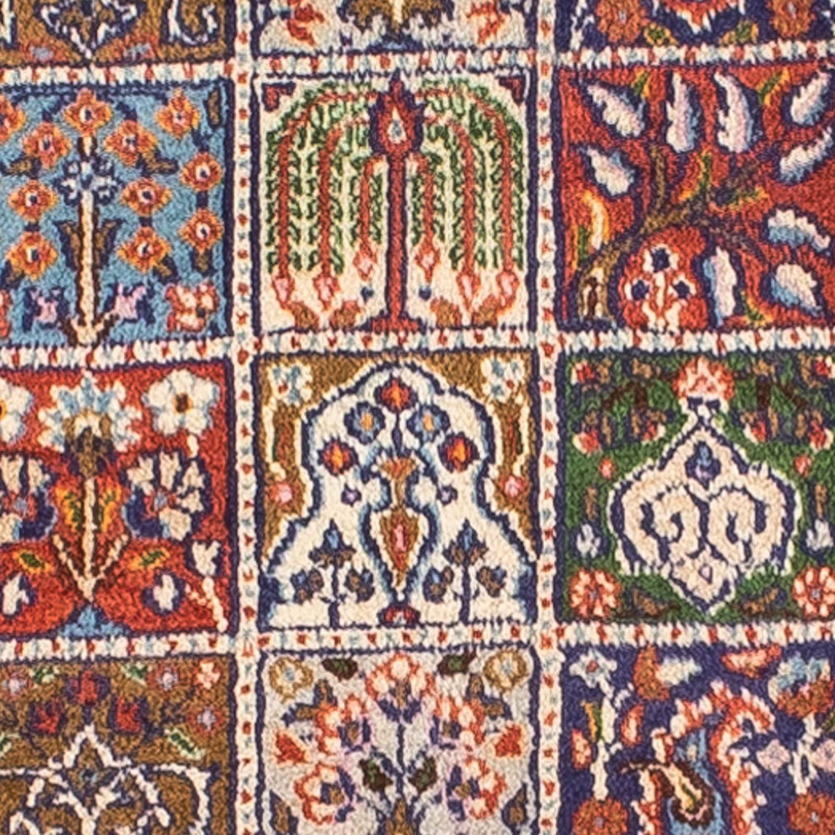 Tapis de couloir Tapis persan - Classique - 382 x 79 cm - rouge foncé