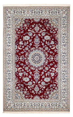 Tapis persan - Nain - Premium - 238 x 151 cm - rouge foncé
