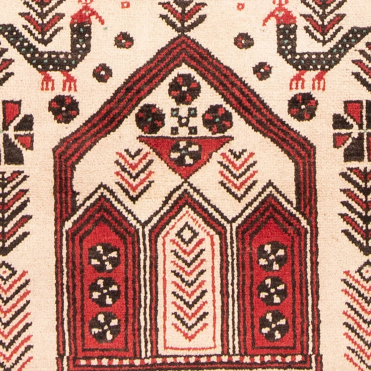 Tapis Belutsch - 199 x 115 cm - rouge