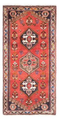 Tapis de couloir Tapis persan - Nomadic - 164 x 80 cm - rouge foncé