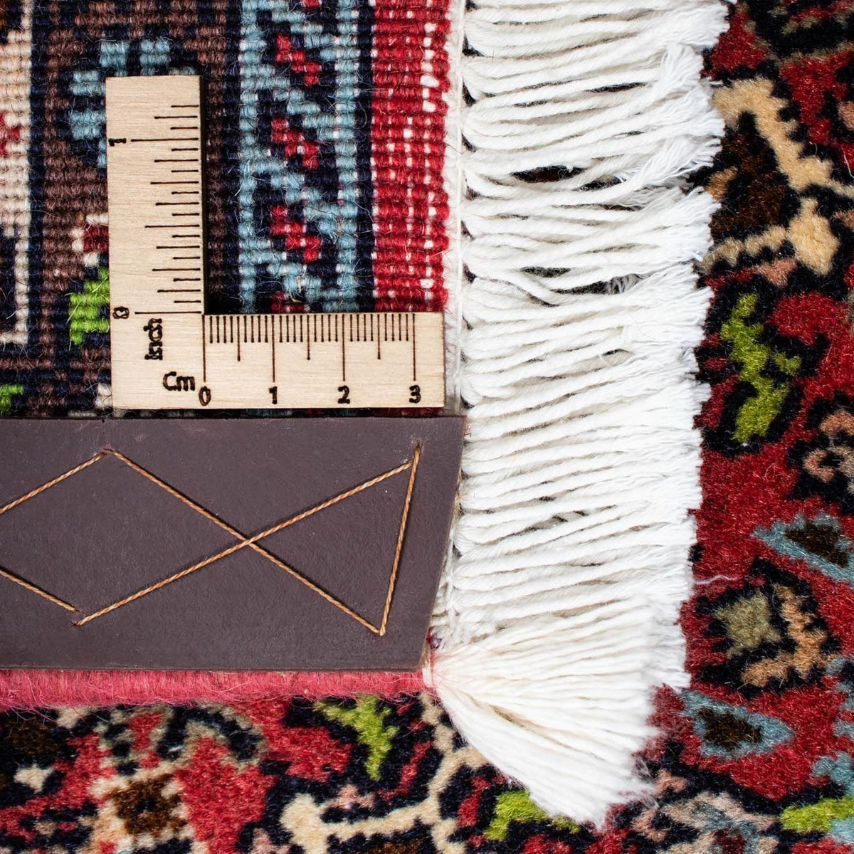 Tapis persan - Bidjar - 225 x 141 cm - rouge