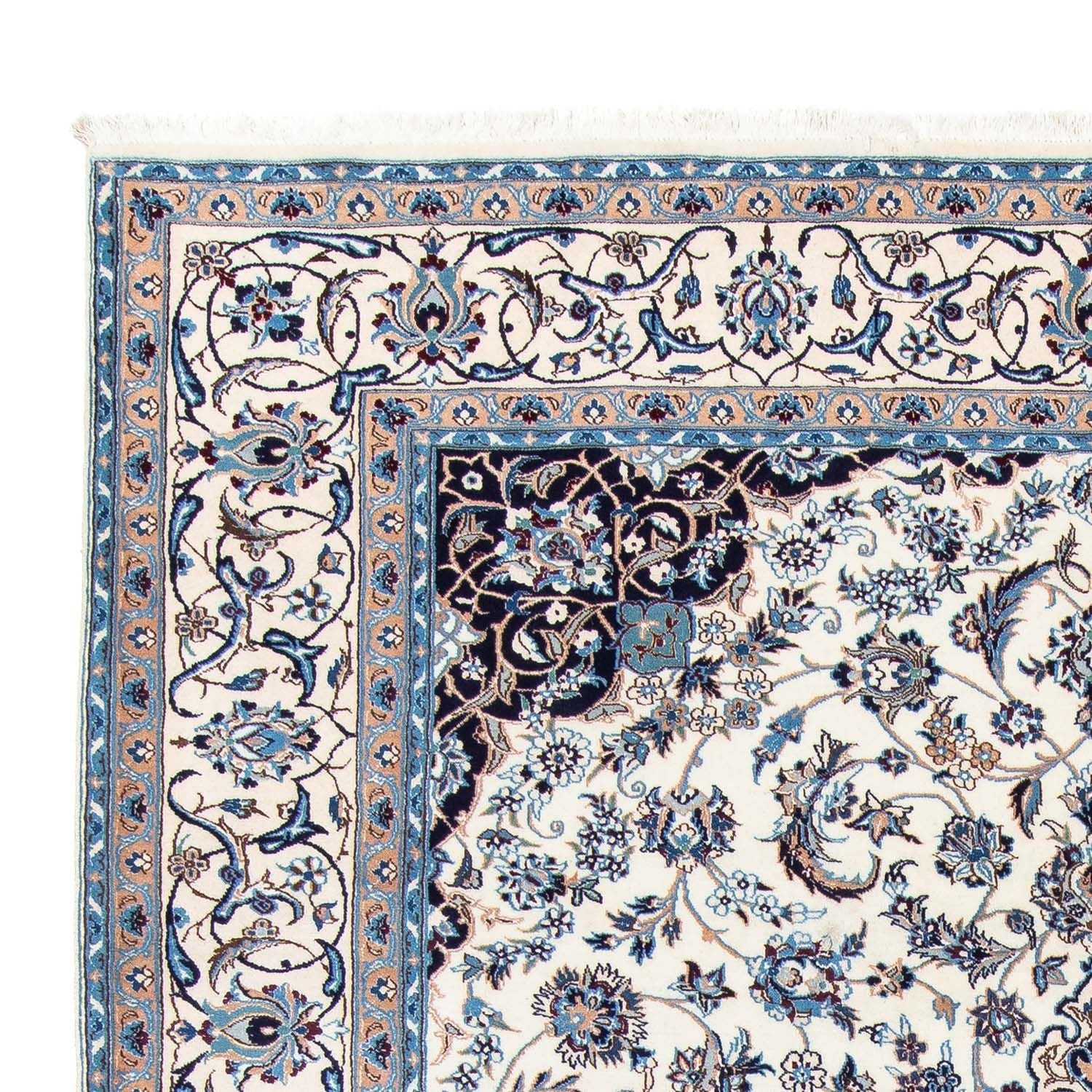 Tapis persan - Nain - Royal - 300 x 206 cm - beige