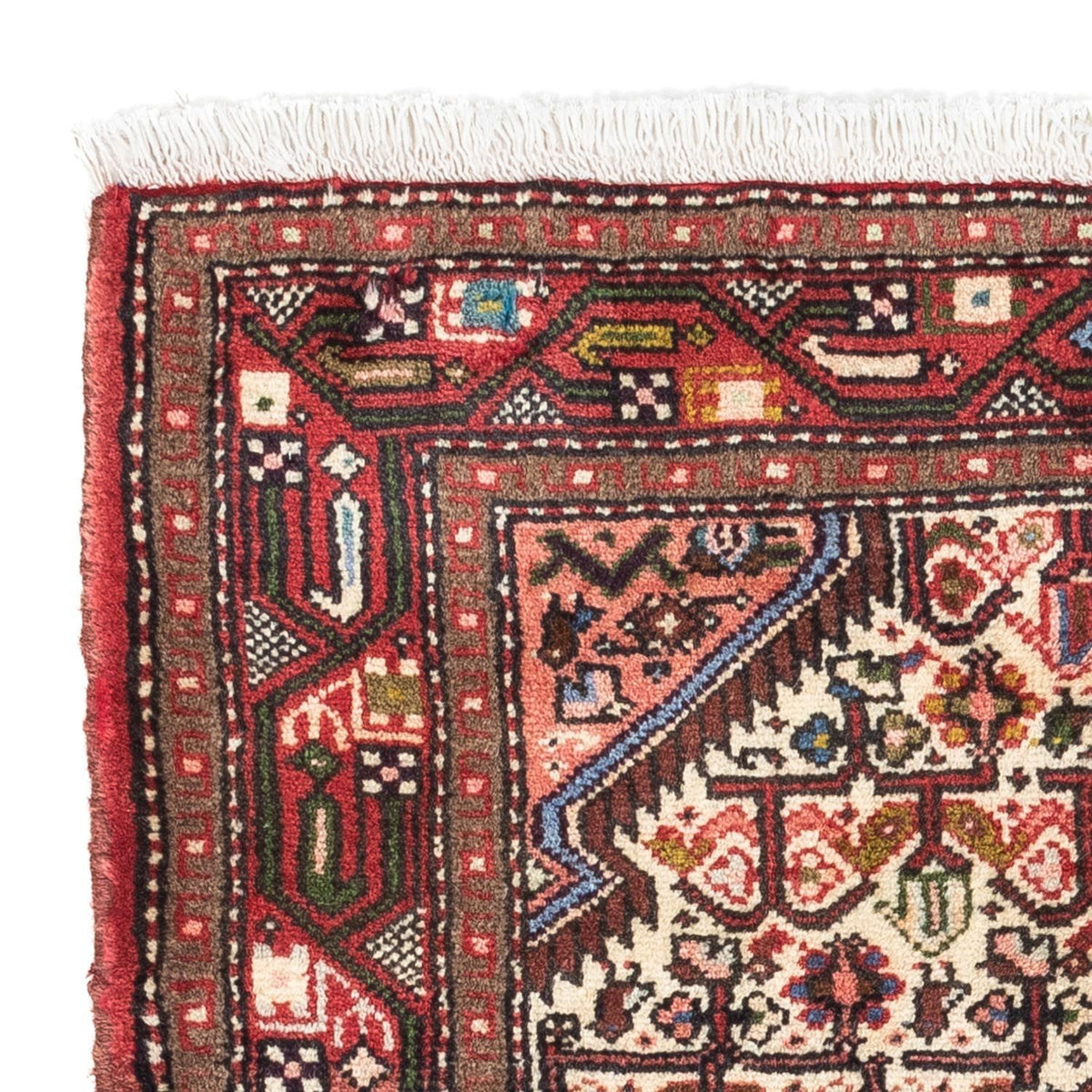 Tapis persan - Nomadic - 115 x 75 cm - rouge clair