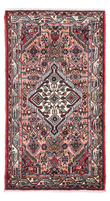 Tapis persan - Nomadic - 136 x 77 cm - rouge clair
