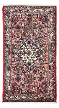 Tapis persan - Nomadic - 136 x 77 cm - rouge clair