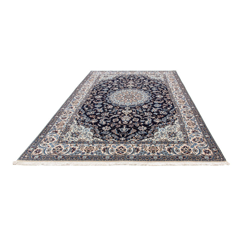 Tapis persan - Nain - Royal - 300 x 202 cm - bleu foncé