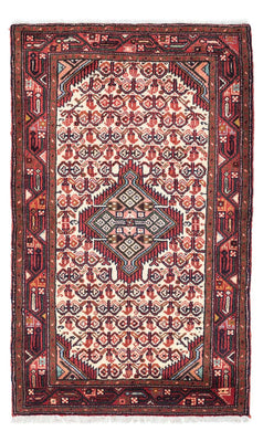 Tapis persan - Nomadic - 136 x 82 cm - rouge foncé