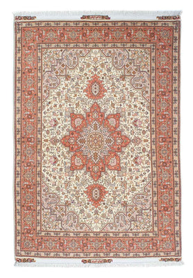Tapis persan - Tabriz - Royal - 212 x 148 cm - beige