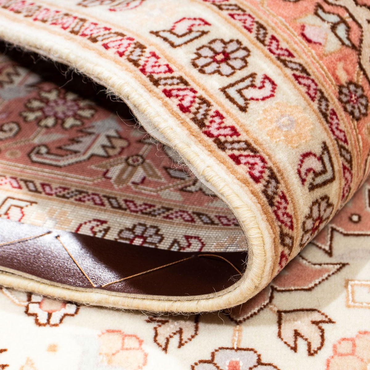 Tapis persan - Tabriz - Royal - 212 x 148 cm - beige