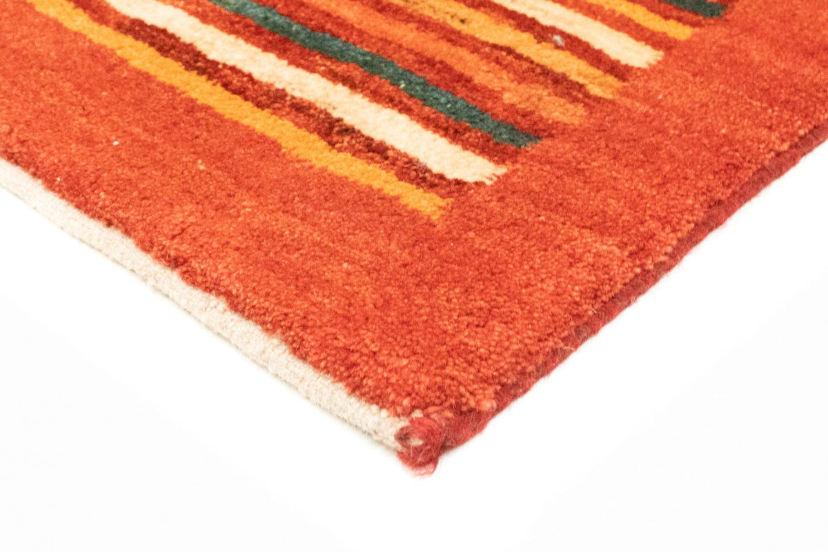 Tapis Gabbeh - Persan - 181 x 120 cm - rouge