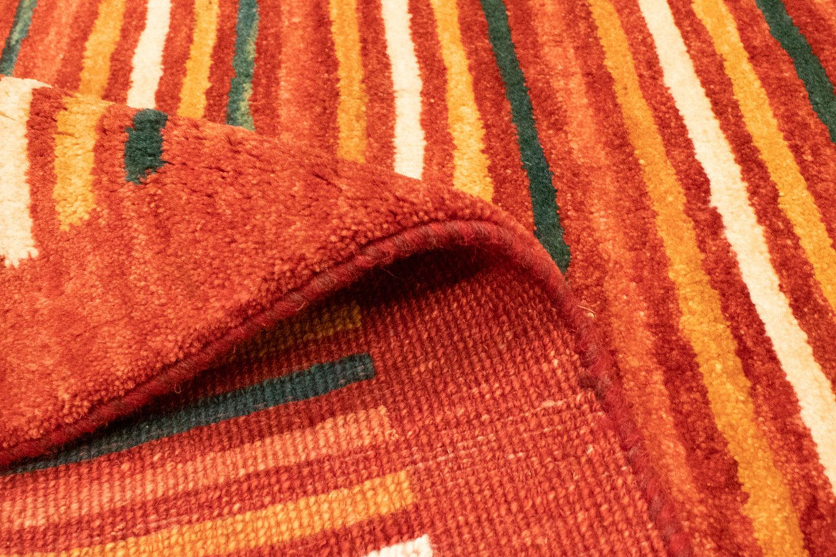 Tapis Gabbeh - Persan - 181 x 120 cm - rouge