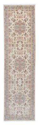 Tapis de couloir Tapis persan - Tabriz - Royal - 358 x 91 cm - beige