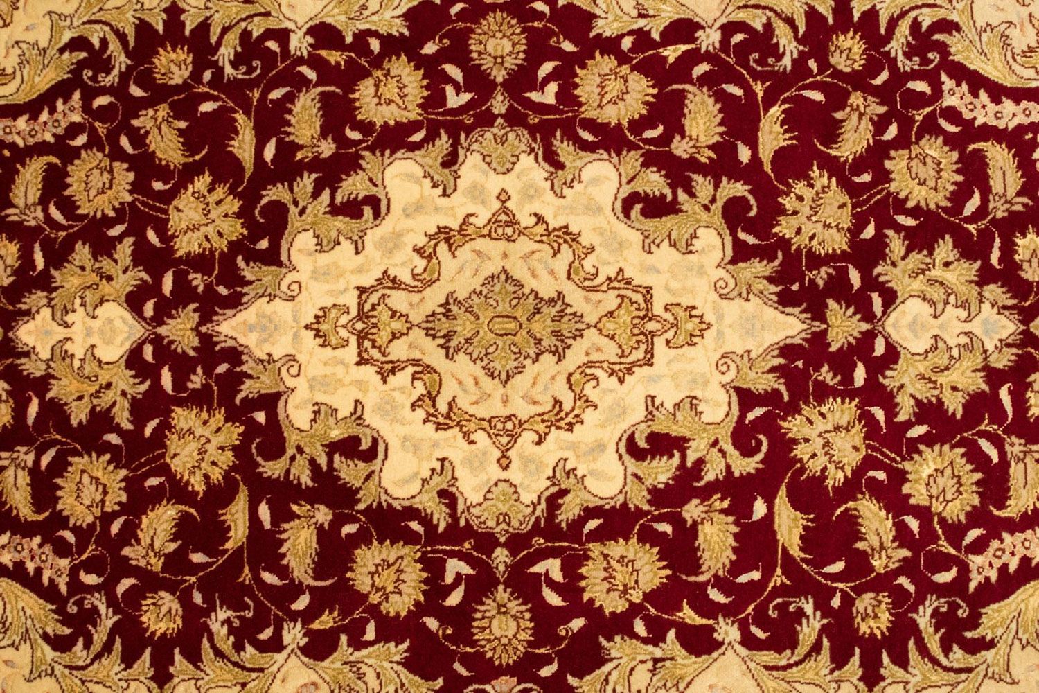 Tapis persan - Tabriz - Royal - 153 x 100 cm - rouge