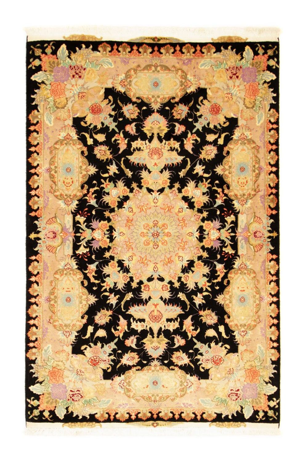 Tapis persan - Tabriz - Royal - 152 x 102 cm - noir