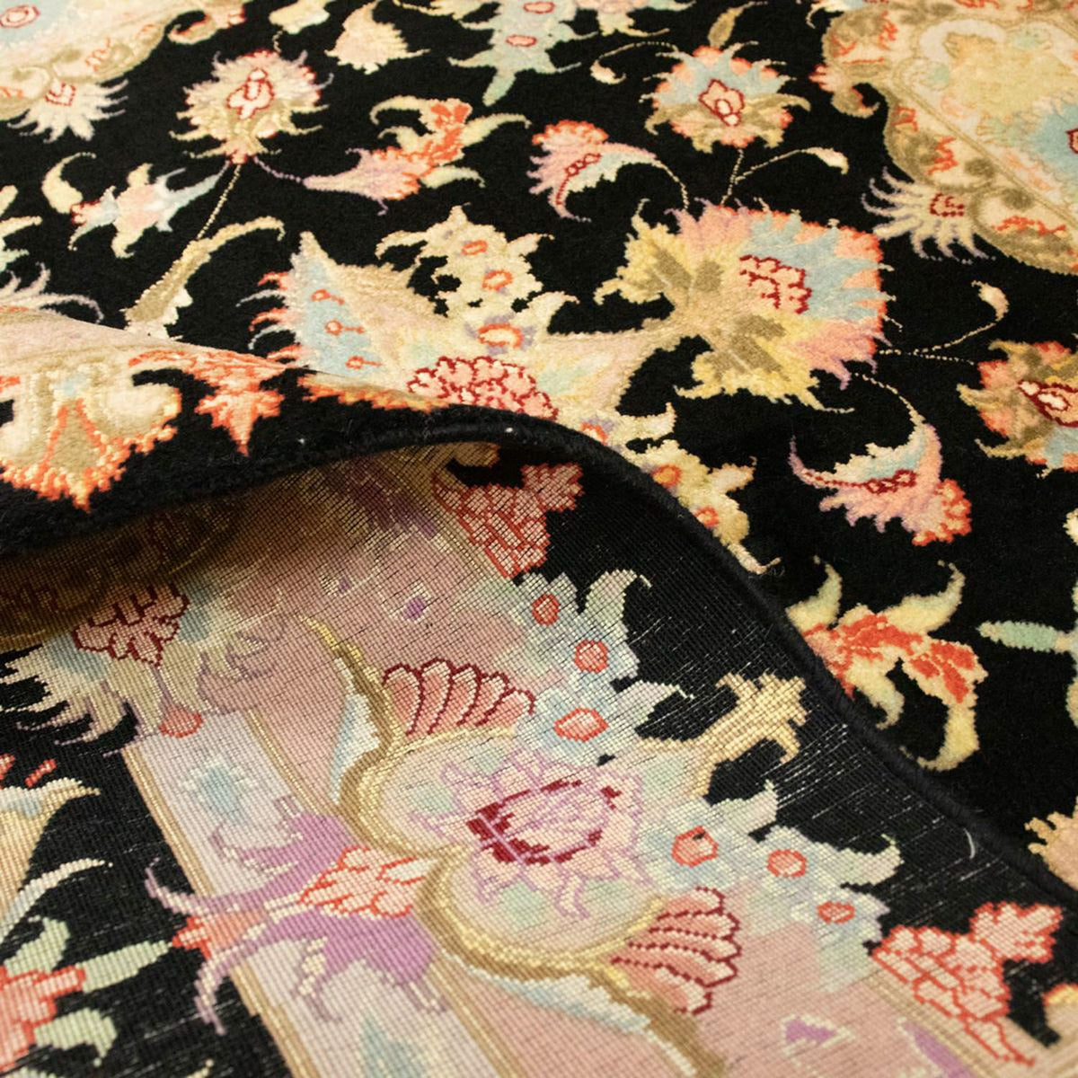 Tapis persan - Tabriz - Royal - 152 x 102 cm - noir