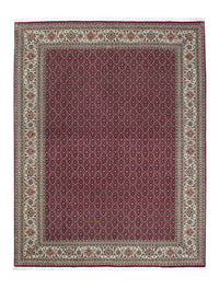 Tapis persan - Tabriz - 202 x 151 cm - rouge foncé