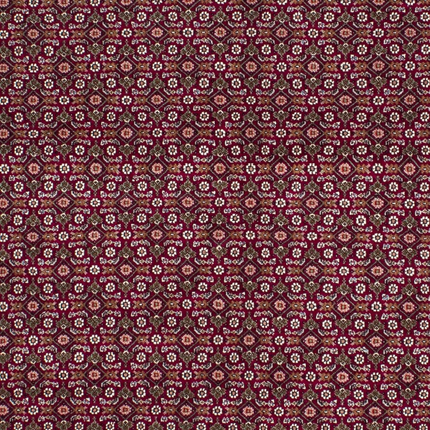 Tapis persan - Tabriz - 202 x 151 cm - rouge foncé