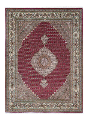 Tapis persan - Tabriz - 208 x 152 cm - rouge foncé
