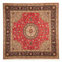 Tapis persan - Tabriz - Royal carré  - 257 x 254 cm - rouge