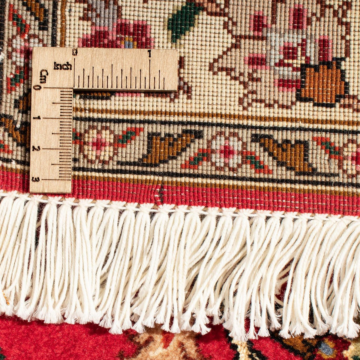 Tapis persan - Tabriz - Royal carré  - 257 x 254 cm - rouge