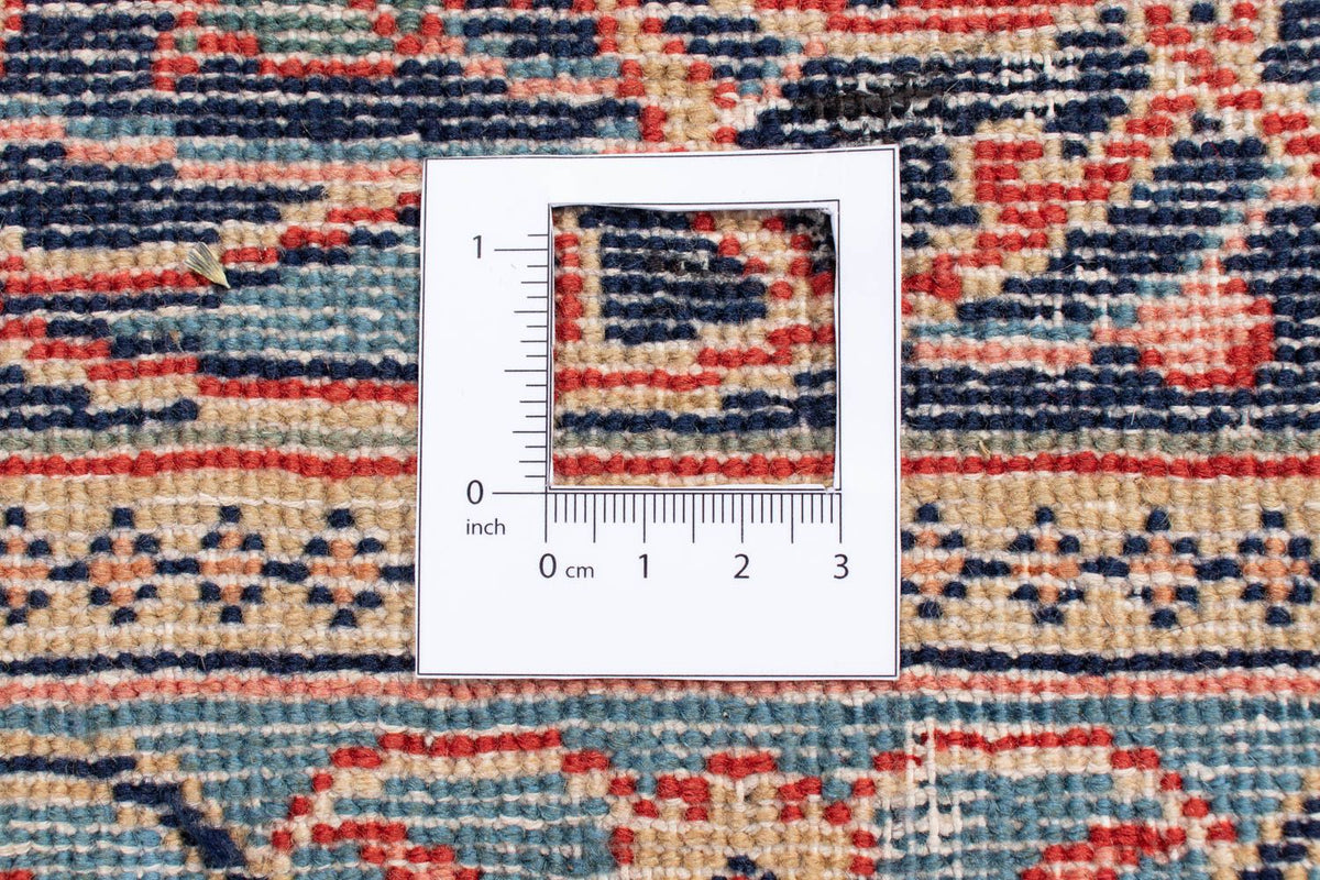 Tapis patchwork - 355 x 270 cm - rouge clair