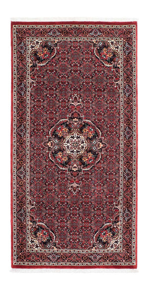 Tapis de couloir Tapis persan - Bidjar - 197 x 98 cm - rouge