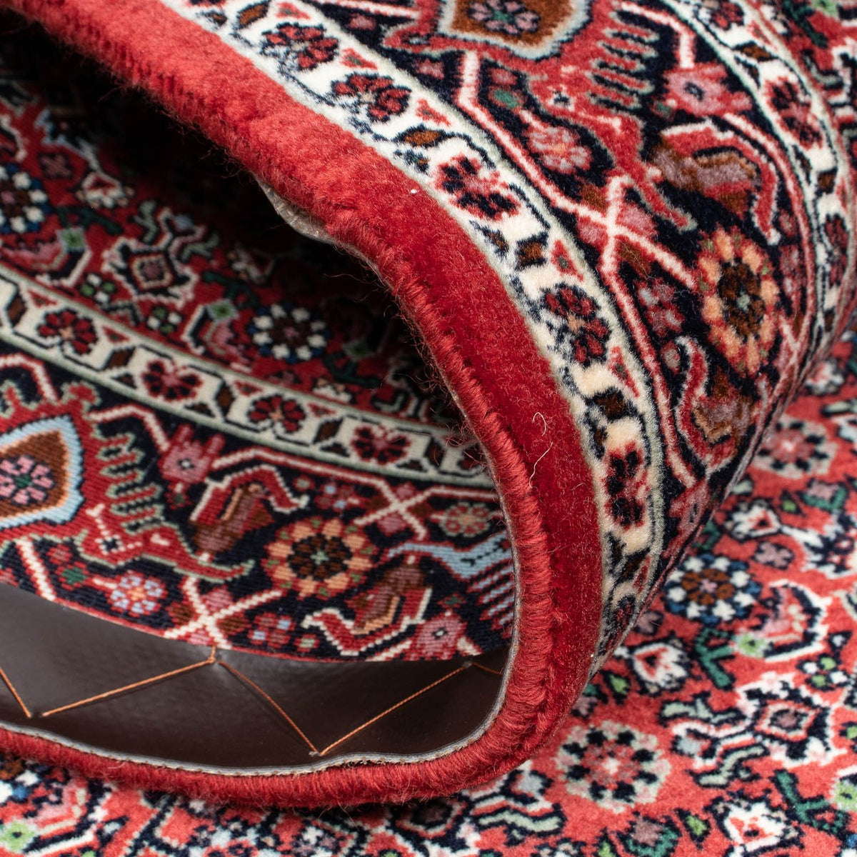 Tapis de couloir Tapis persan - Bidjar - 197 x 98 cm - rouge