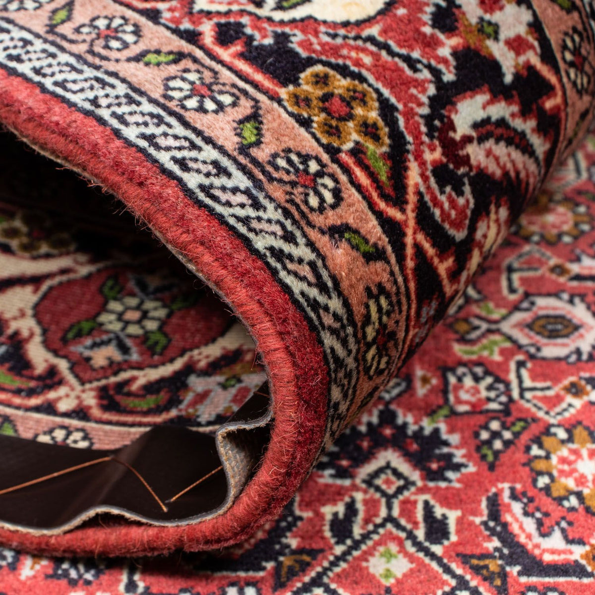 Tapis persan - Bidjar - 239 x 140 cm - rouge