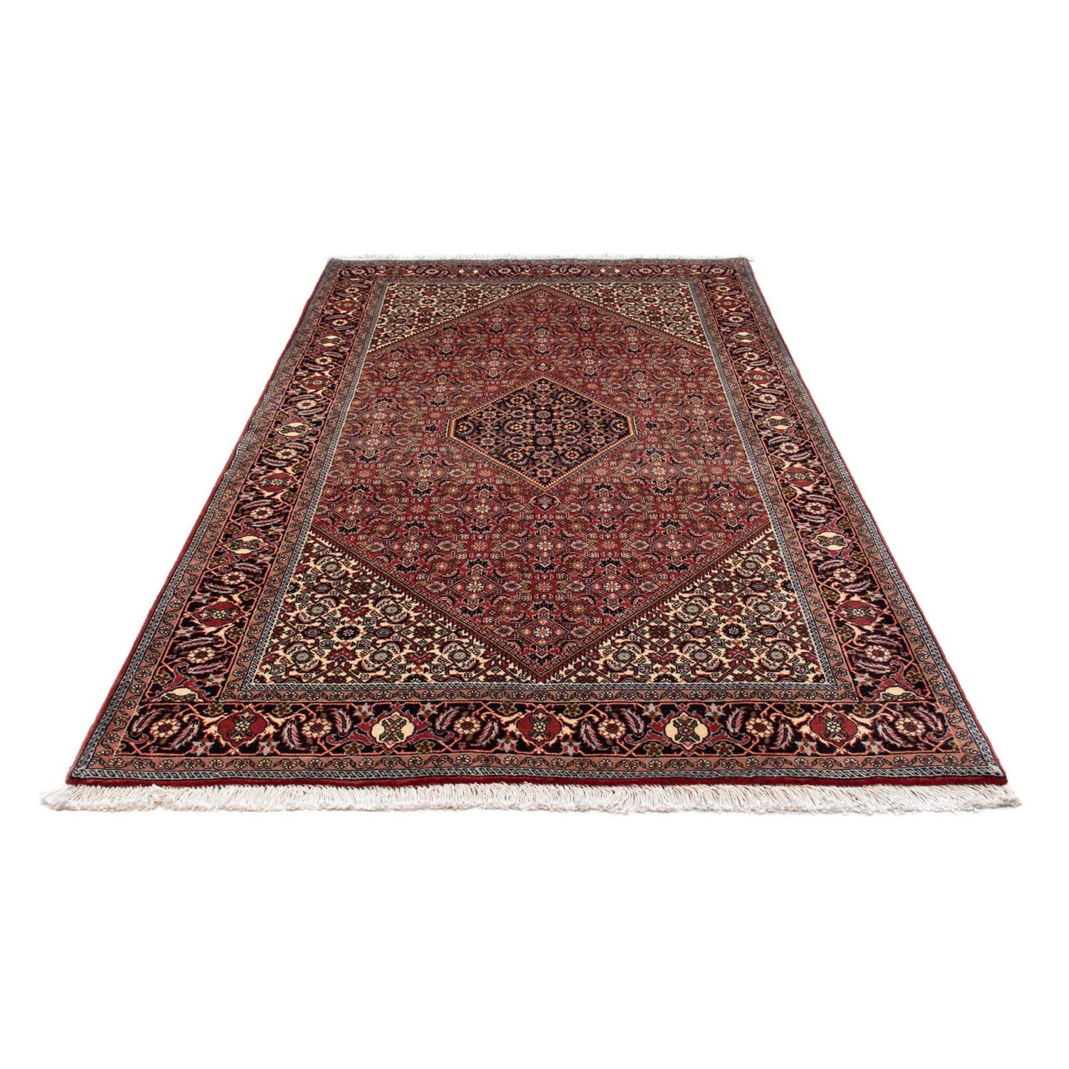 Tapis persan - Bidjar - 239 x 140 cm - rouge
