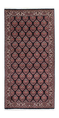 Tapis de couloir Tapis persan - Bidjar - 200 x 100 cm - bleu foncé